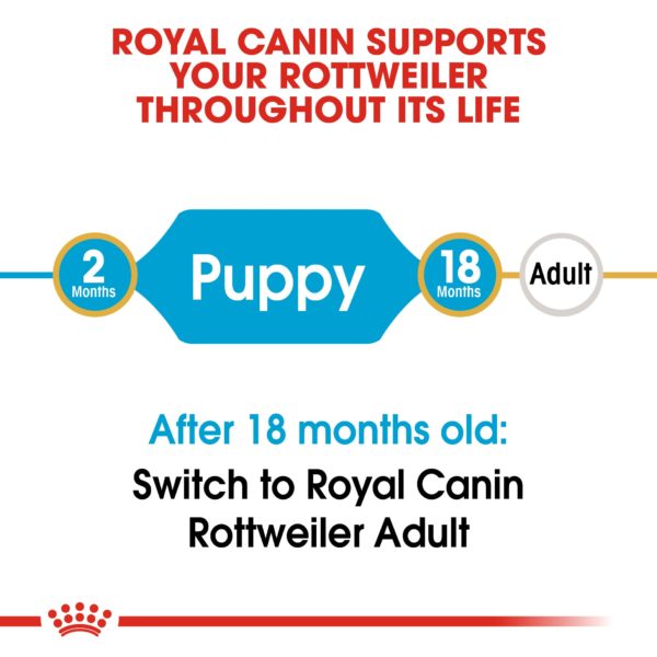 Royal Canin Breed Rottweiler Puppy 12kg - Image 4