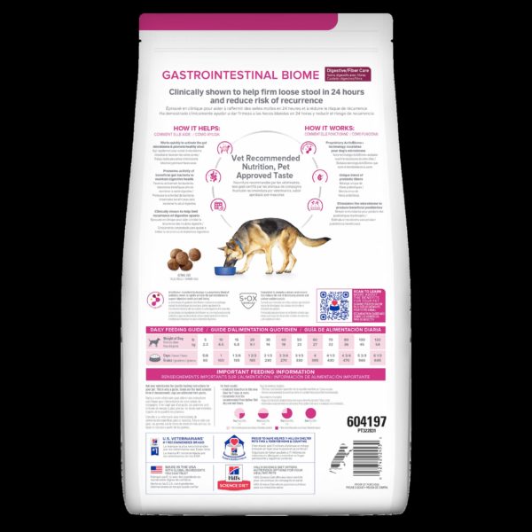 Hill's Prescription Diet Gastrointestinal Biome Digestive/Fibre Care Dry Dog Food - Image 3