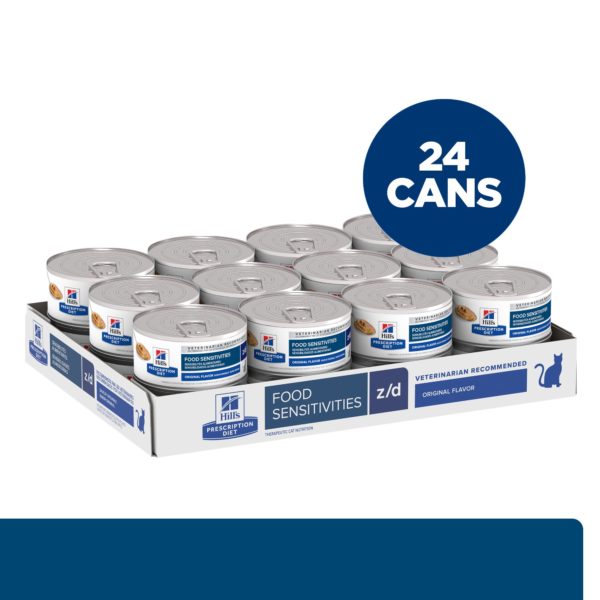 Hill's Prescription Diet z/d Skin/Food Sensitivities Canned Cat Food - Image 4