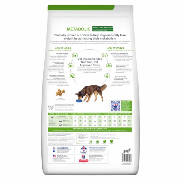 Hill's Prescription Diet Metabolic Weight Loss & Maintenance Dry Dog Food - Image 3