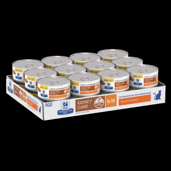 Hill's Prescription Diet k/d Kidney Care Pate with Chicken Canned Cat Food - Image 2