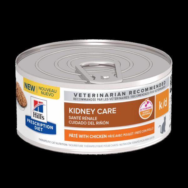 Hill's Prescription Diet k/d Kidney Care Pate with Chicken Canned Cat Food