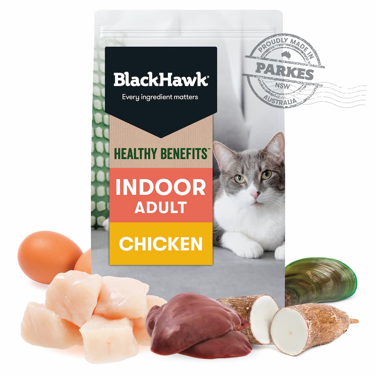 Black Hawk Healthy Benefits Cat Indoor Chicken