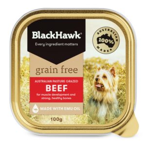 Black Hawk Grain Free Beef Dog Can 100g