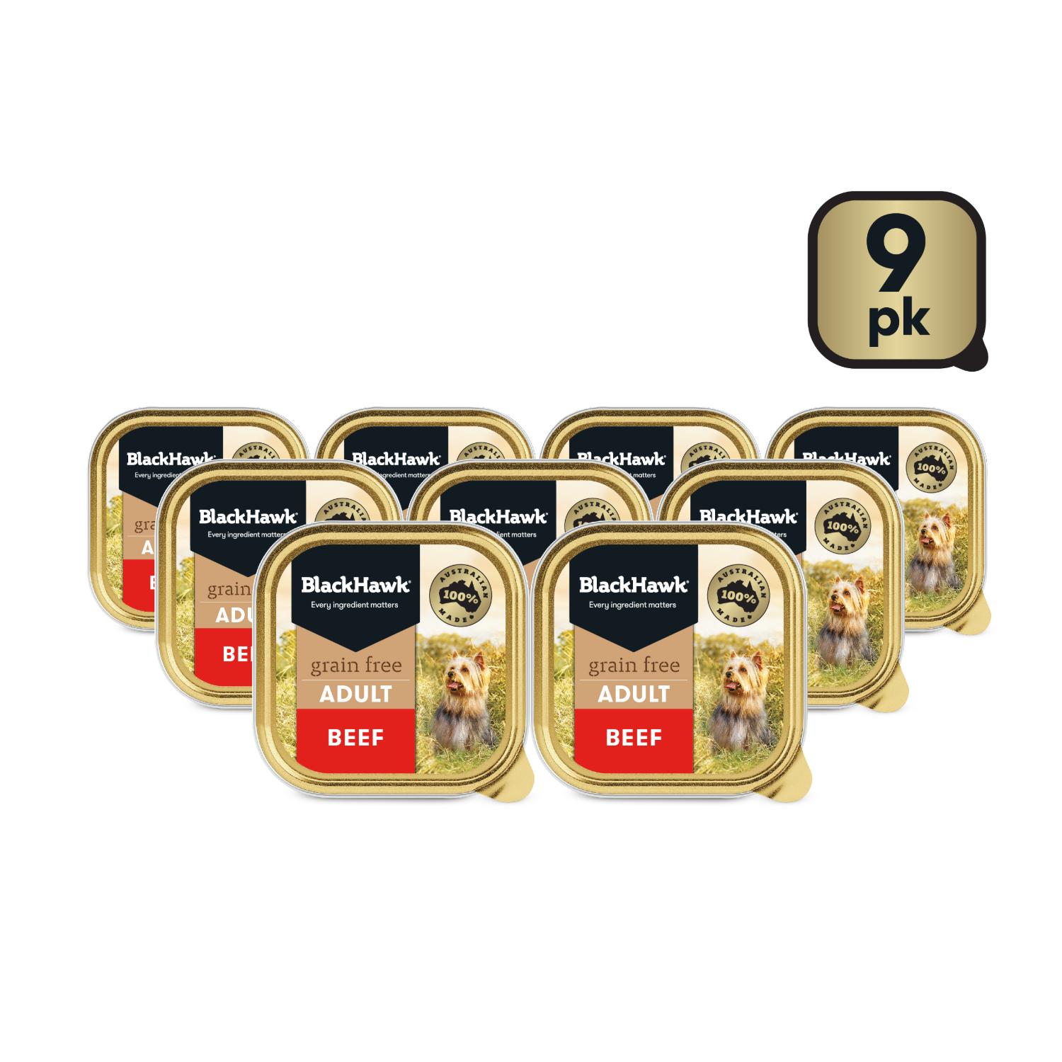 Black Hawk Grain Free Beef Dog Can 100g - Image 4