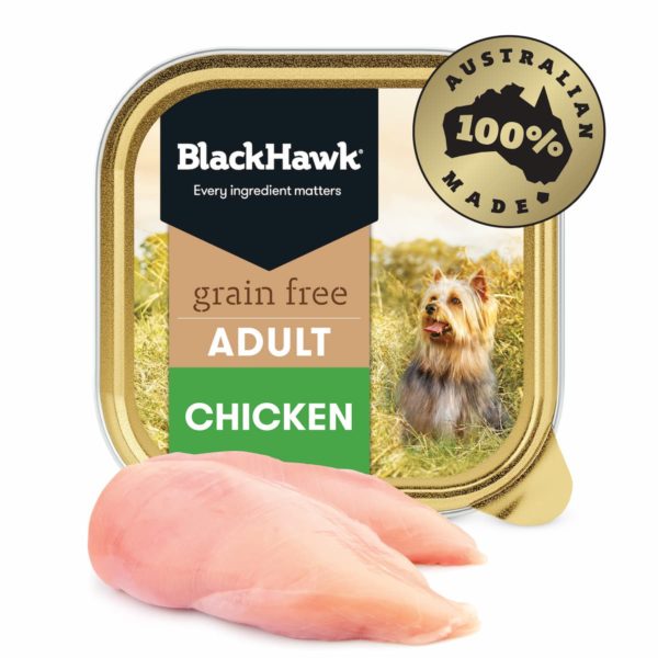 B/Hwk Dog Grn/Fr Chicken 100g