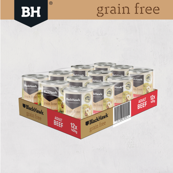 Black Hawk Grain Free Beef Dog Can 400g - Image 8