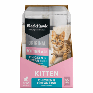 Black Hawk Original Kitten Chicken & Fish in Gravy Wet Cat Food