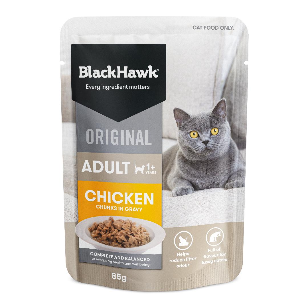 Black Hawk Original Adult Chicken in Gravy Wet Cat Food - Image 7