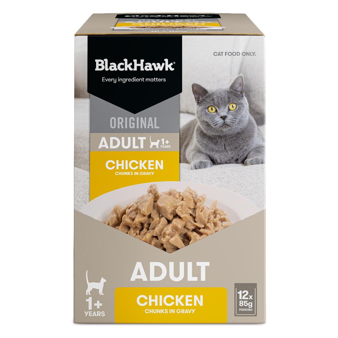 Black Hawk Original Adult Chicken in Gravy Wet Cat Food - Image 4
