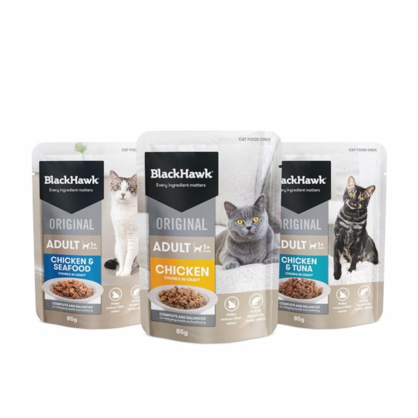 Black Hawk Original Cat Food Variety Pack in Gravy 85g - Image 15