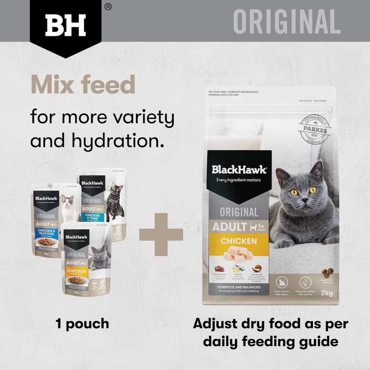Black Hawk Original Cat Food Variety Pack in Gravy 85g - Image 11
