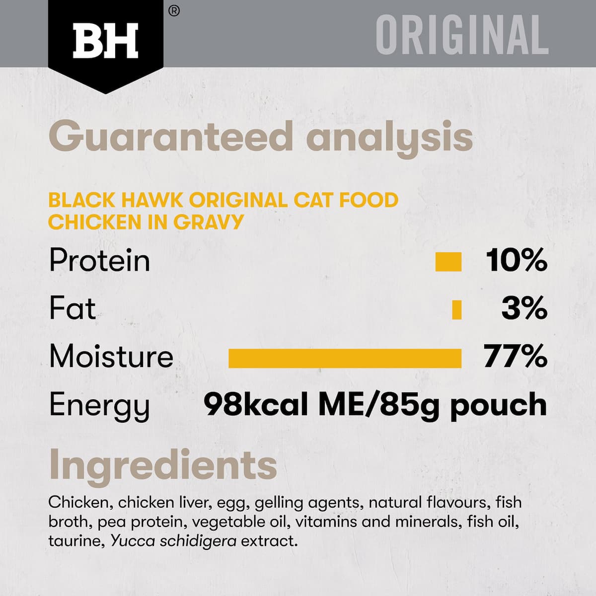 Black Hawk Original Cat Food Variety Pack in Gravy 85g - Image 6