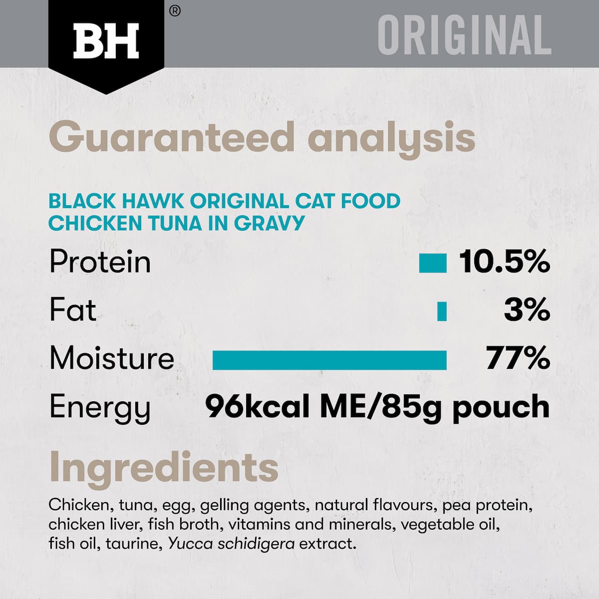 Black Hawk Original Cat Food Variety Pack in Gravy 85g - Image 5