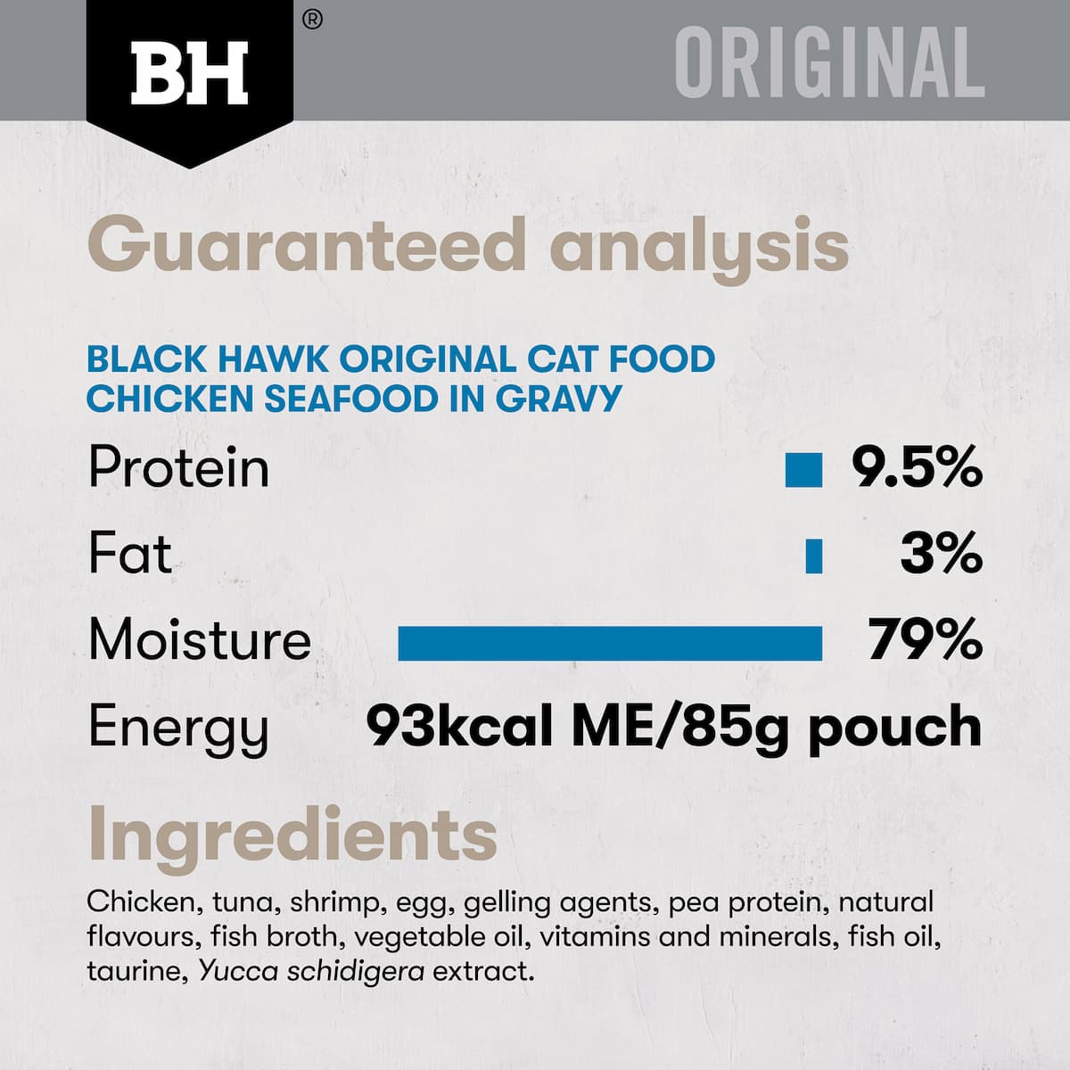 Black Hawk Original Cat Food Variety Pack in Gravy 85g - Image 4