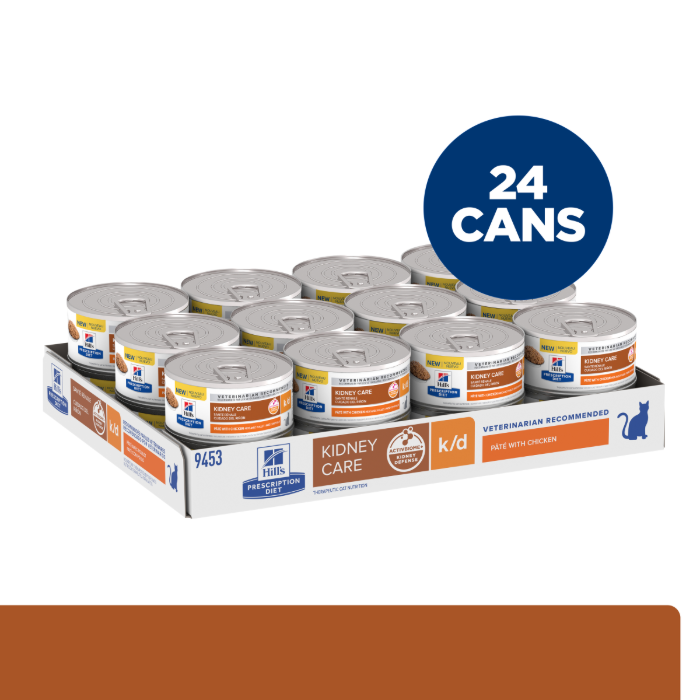 Hill's Prescription Diet k/d Kidney Care Pate with Chicken Wet Cat Food - Image 4