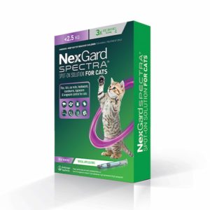 NexGard Spectra Spot-On Solution for Cats 0.8–2.4 kg