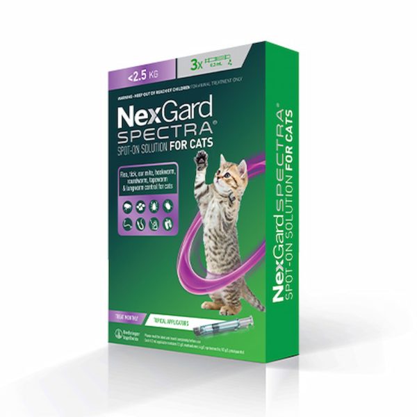 NEXGARD SPECTRA Spot-on Solution for Cats 1 Pack - Image 4