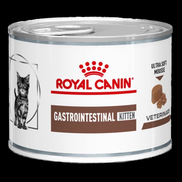 Royal Canin Veterinary Feline Gastrointestinal Kitten Canned Wet Cat Food 195g