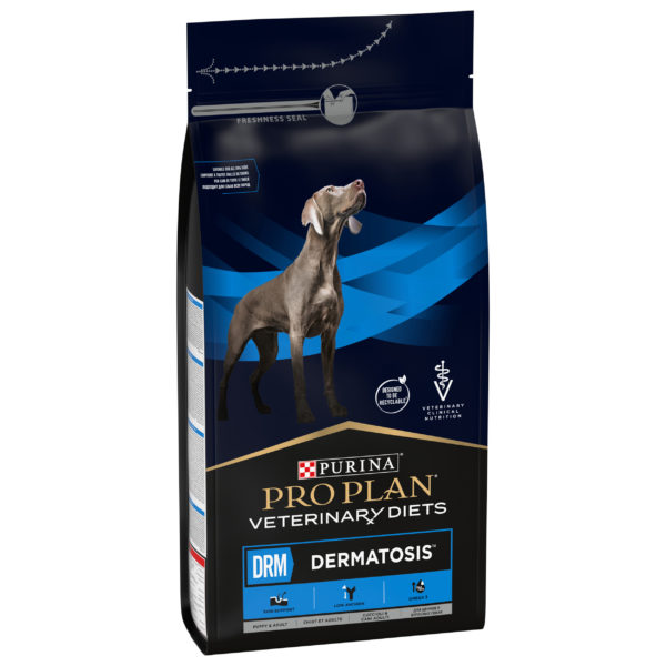 PRO PLAN??VETERINARY DIETS CANINE DRM DERMOTOSIS? DRY FORMULA  12kg