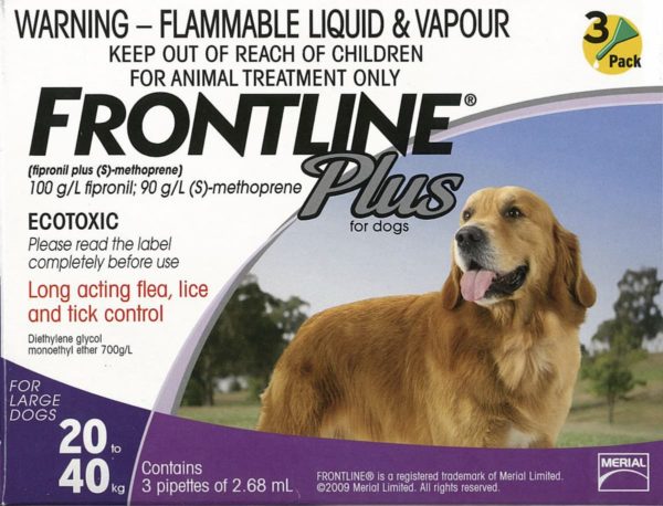 Frontline Plus Flea Treatment For Dogs