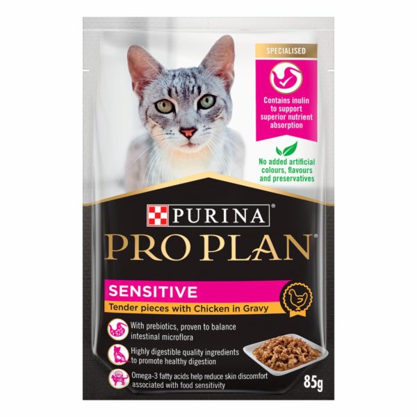 Pro Plan Adult Cat Sensitive Chicken Pouch - Image 5