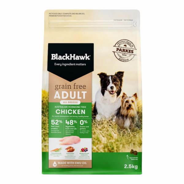 B/HwK Dog Grn/Fr Chicken