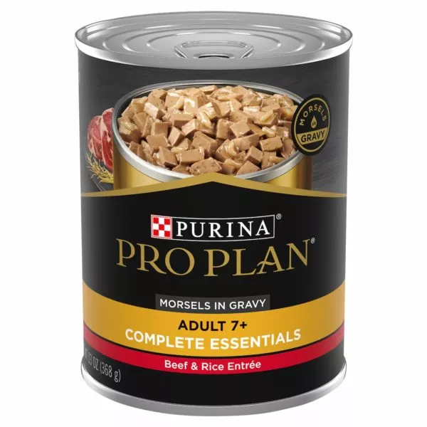 Pro Plan® Senior Beef & Rice Entée Wet Food 368g